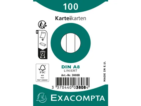 Steekkaarten Gelijnd 55 X 74 Cm 100 Stuks Wit