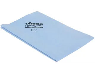 Vileda Microvezeldoek Microglass 38x60cm Blauw, Pak Van 3 Stuks - 1