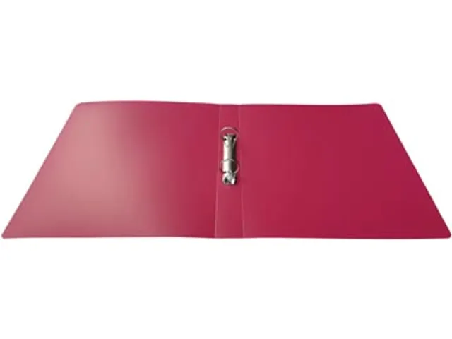 ringmap, voor ft A4, uit PP, 2 ringen van 25mm, roze