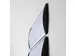 Deurbord 105x210mm Curved Aluminium Zwart