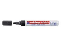 Krijtstift edding 4095 rond zwart 2-3mm