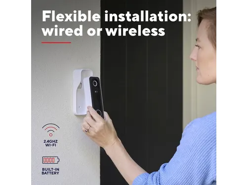 Deurbelcamera Trust DOORCAM-3000 Wi-Fi wit
