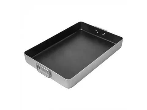 Pujadas 122050 Braadslede met grepen aluminium 50x35x7cm