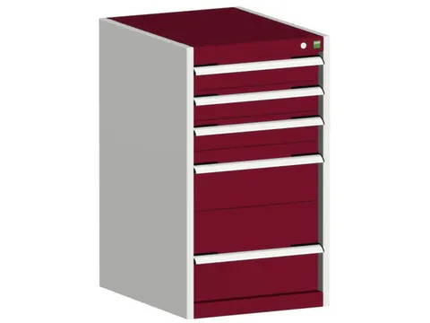 ladekast HxBxD 900x525x525mm 5laden romp RAL7035 front RAL3004