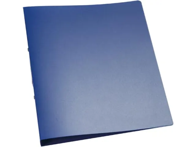 Ringmap A4 PP 2 Ringen 25mm Transparant Blauw