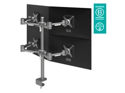 Viewmate Style Monitorarm 622 Zilver 4 Schermen