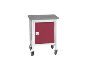 werkbank,verrijdbaar,HxBxD 930x700x600mm,linoleumblad - 1