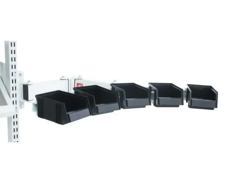 rail voor zichtbakken,HxB 54x770mm,m. zwenkarm