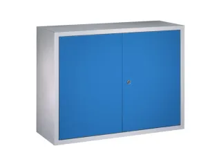 Hangkast 600x800x300mm 1 Verstelbaar Legbord Ral 7035 Front Ral 5012 - 2