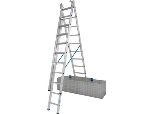 multifunctionele telescoopladder,3x9,sporten,balk L 2,6-6,05m