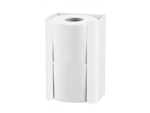 Toiletpapier Houder Duo 2 rollen Wit
