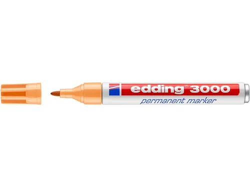 Viltstift edding 3000 rond 1.5-3mm lichtoranje