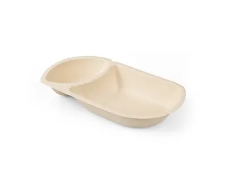Snackbakje IEZZY A23 suikerriet PFAS-vrij 176x92x32mm 50 stuks - 1