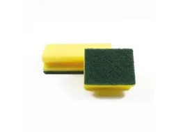 Ecolab Schuurspons geel/groene pad 7,5x14, pak 10 stuks