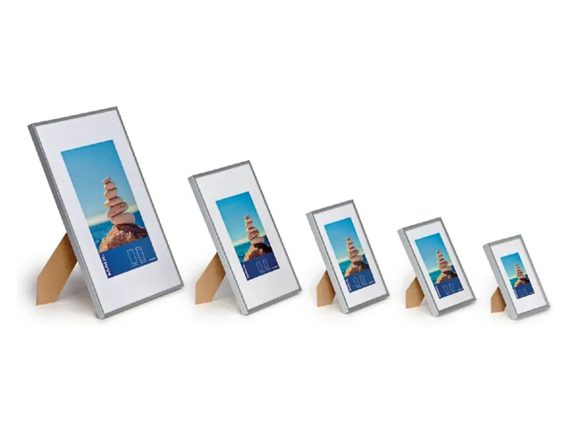 Fotolijst MAUL design 15x21cm aluminium frame zilver