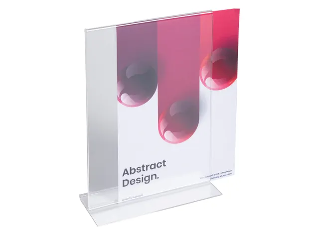 Folderhouder T A4 ve rticaal transparant