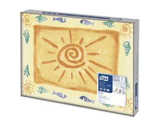 Tork 474600 Placemat Sun Advanced 1-laags decor, 42x30cm - 3