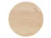Glasmagneetbord Naga rond 45cm eiken