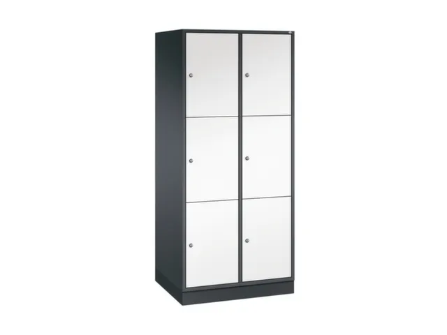 armoire multicases grand volume,HxlxP 1950x820x600mm,2x3compartiments