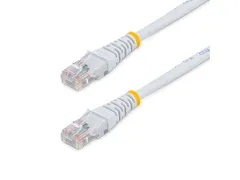 15m Cat5e Gegoten RJ45 UTP Netwerkkabel wit