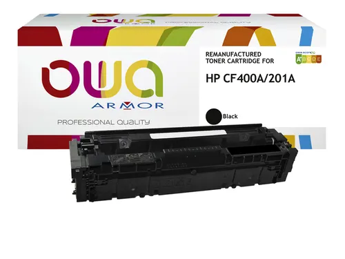 Tonercartridge OWA alternatief tbv HP CF400A zwart