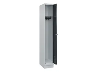 locker,HxBxD 1950x300x500mm,1vak,vak B 300mm,draaigrendel,sokkel - 2