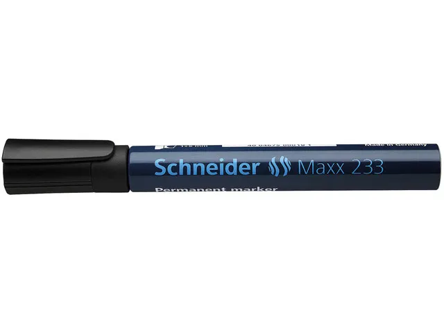 Marqueur Schneider Maxx 233 permanent pointe biseautée noir