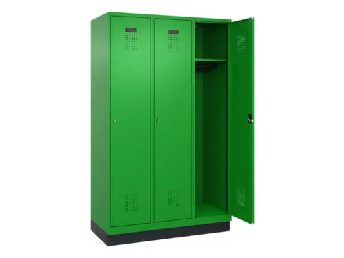 locker,HxBxD 1950x1200x500mm,3vak,vak B 400mm,cil.-slot,sokkel