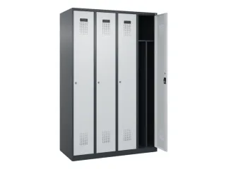 locker voor scheiding van kleding,HxBxD 1850x1200x500mm,4vak - 1