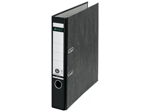 Ordner Leitz 1050 A4 50mm Zwart 100% gerecycled karton