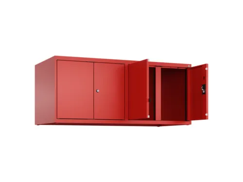 opzetkast,v. locker voor scheiding van kleding,4vak.,vak B 300mm