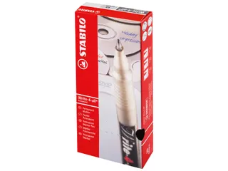 Viltstift STABILO Write-4-All 146/46 medium zwart - 2