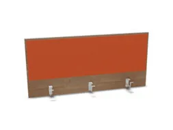 opzetpaneel,v. bureau,aanbouw achter,B 1200mm,NT-cherry,BN3012-oranje