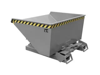 kiepbak,HxLxB 865x1485x1095mm,0,6m³,draagverm. 1000kg,RAL7005 - 1