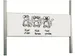 Tableau scolaire 1 panneau réglable sur colonne 100x300cm blanc