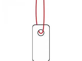 HERMA 6918 Hanglabel 32x50mm Wit karton met Rood draad 1000 stuks - 6