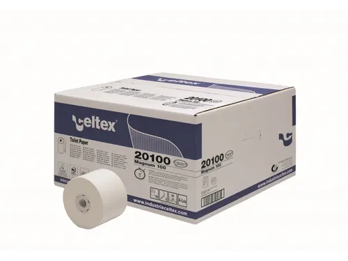 Toiletpapier Celtex MM Prime Magnum 2-laags wit doos 18 rol
