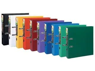 Ordner A4 Pp 80mm Assorti Felle Kleuren - 1