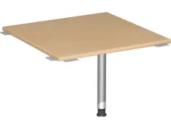 koppelelement voor bureau,90 °,BxD 800x800mm,blad beuken,hoekig