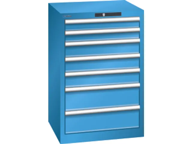 Ladenkast Hxbxd 850x564x572mm 7laden 75kg Vu Afwerking Ral5012