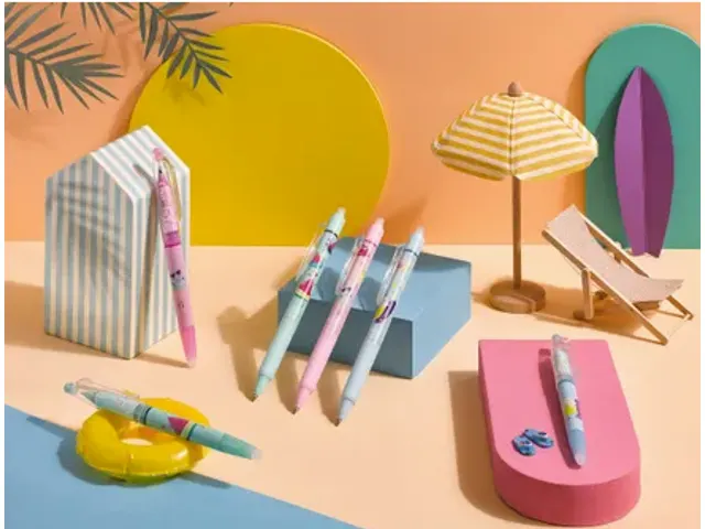 Rollerpen PILOT friXion clicker Pool Party M lichtgroen