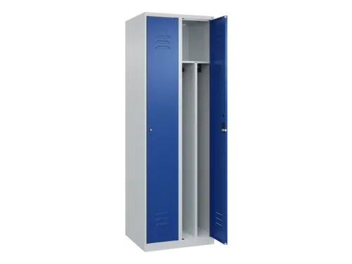 locker voor scheiding van kleding,HxBxD 1850x600x500mm,2vak