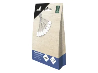 Draadetiket Kangaro 13x20mm wit doos a 500 stuks - 3