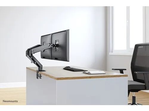 Monitorarm Full Motion 2 Schermen Tot 27 Inch Zwart DS70-700BL2