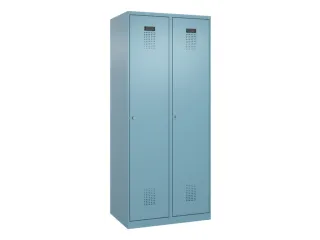 locker,HxBxD 1850x800x500mm,2vak,vak B 400mm,cil.-slot,staand op vloer - 3