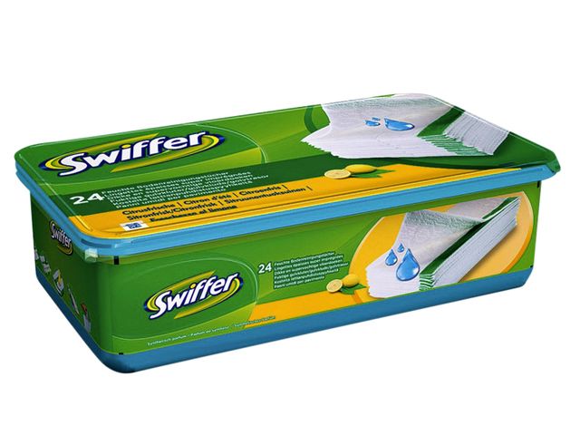 SWIFFER Serpillère humide, pack de recharge de 24 pièces - Chiffons,  Éponges & Lingettesfavorable à acheter dans notre magasin