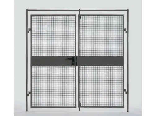 dubbele vleugeldeur,v. scheidingswandsysteem,HxB 2200x2000mm,RAL5002