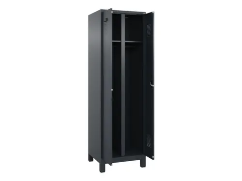 locker voor scheiding van kleding,HxBxD 1950x600x500mm,2vak
