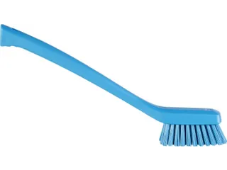 Vikan Hygiene smalle borstel Blauw lange steel - 1