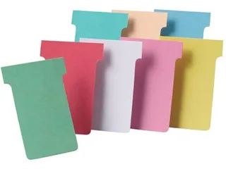Nobo T-Planbordkaarten Index 4 180x124 mm Groen - 1